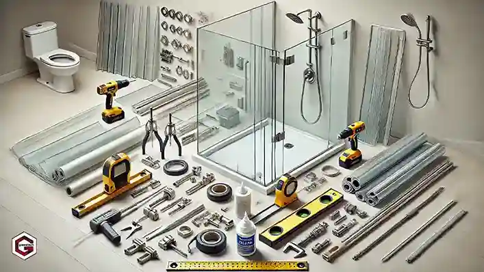 تجهیزات مورد نیاز برای حمام شیشه ای